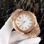 Replica Patek Philippe Nautilus White Face "Tattoo" Watches